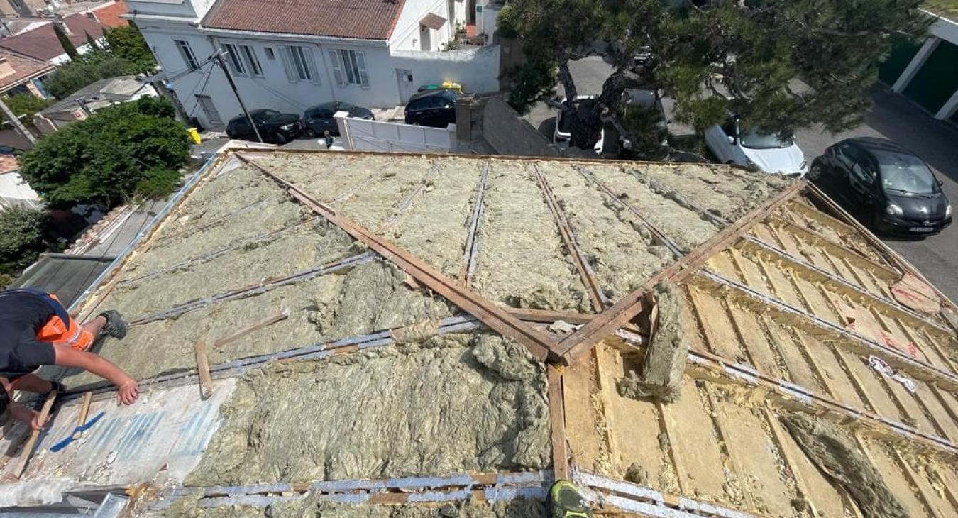 Rénovation complète de toiture et Pose de Velux