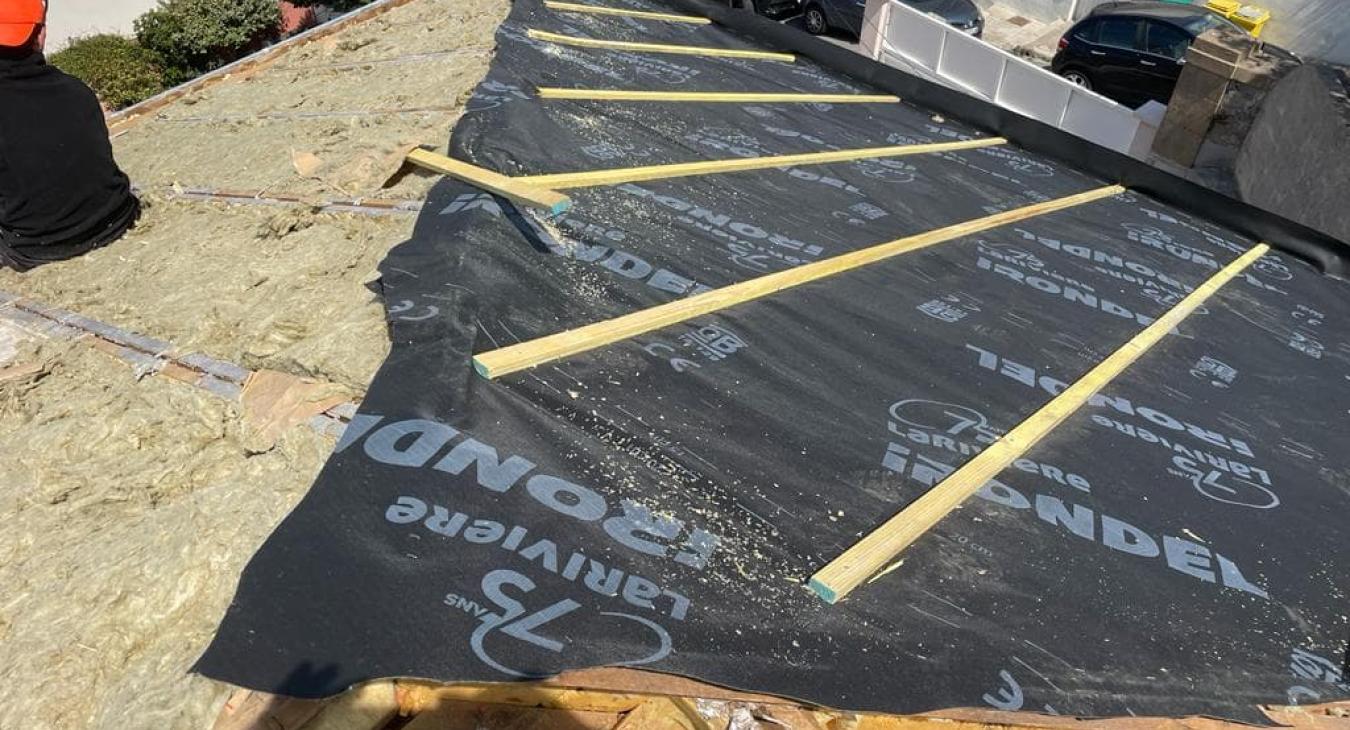 Rénovation complète de toiture et Pose de Velux