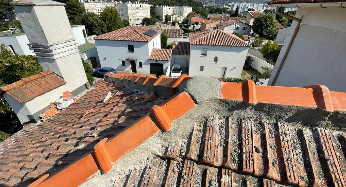 Rénovation de faîtage Marseille