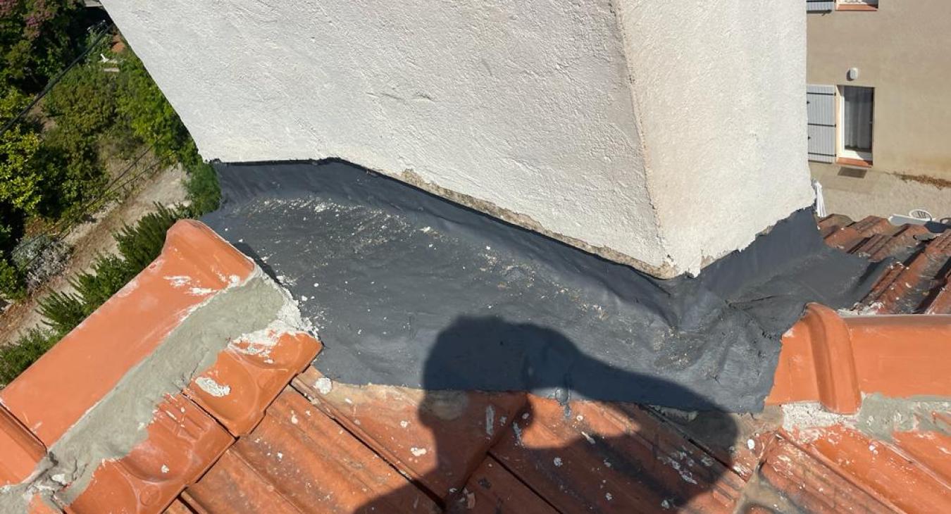 Rénovation de pied de cheminée Marseille